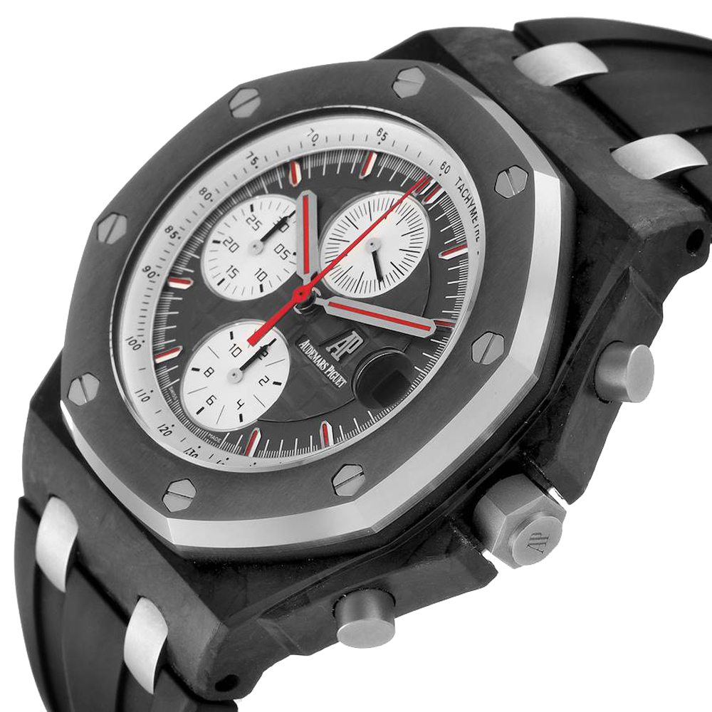

Audemars Piguet Grey Titanium Royal Oak Offshore Jarno Trulli 26202AU Men's Wristwatch 42 MM