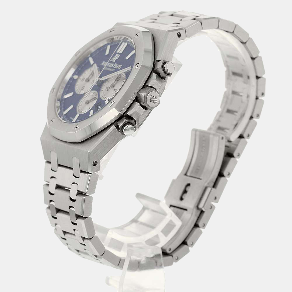 

Audemars Piguet Blue Stainless Steel Royal Oak Chronograph 26331ST Men's Wristwatch 41 mm