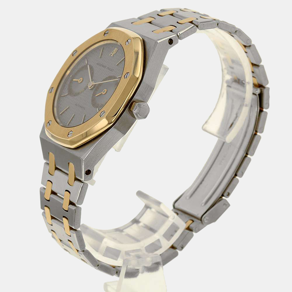 

Audemars Piguet Grey 18K Yellow Gold And Stainless Steel Royal Oak 25572SA.0.0477SA.01 Men's Wristwatch 36 mm