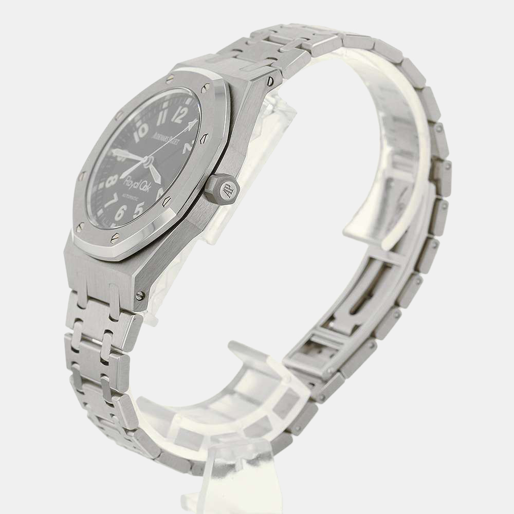 

Audemars Piguet Black Stainless Steel Royal Oak 14790ST.O.0789ST.07 Men's Wristwatch 36 mm