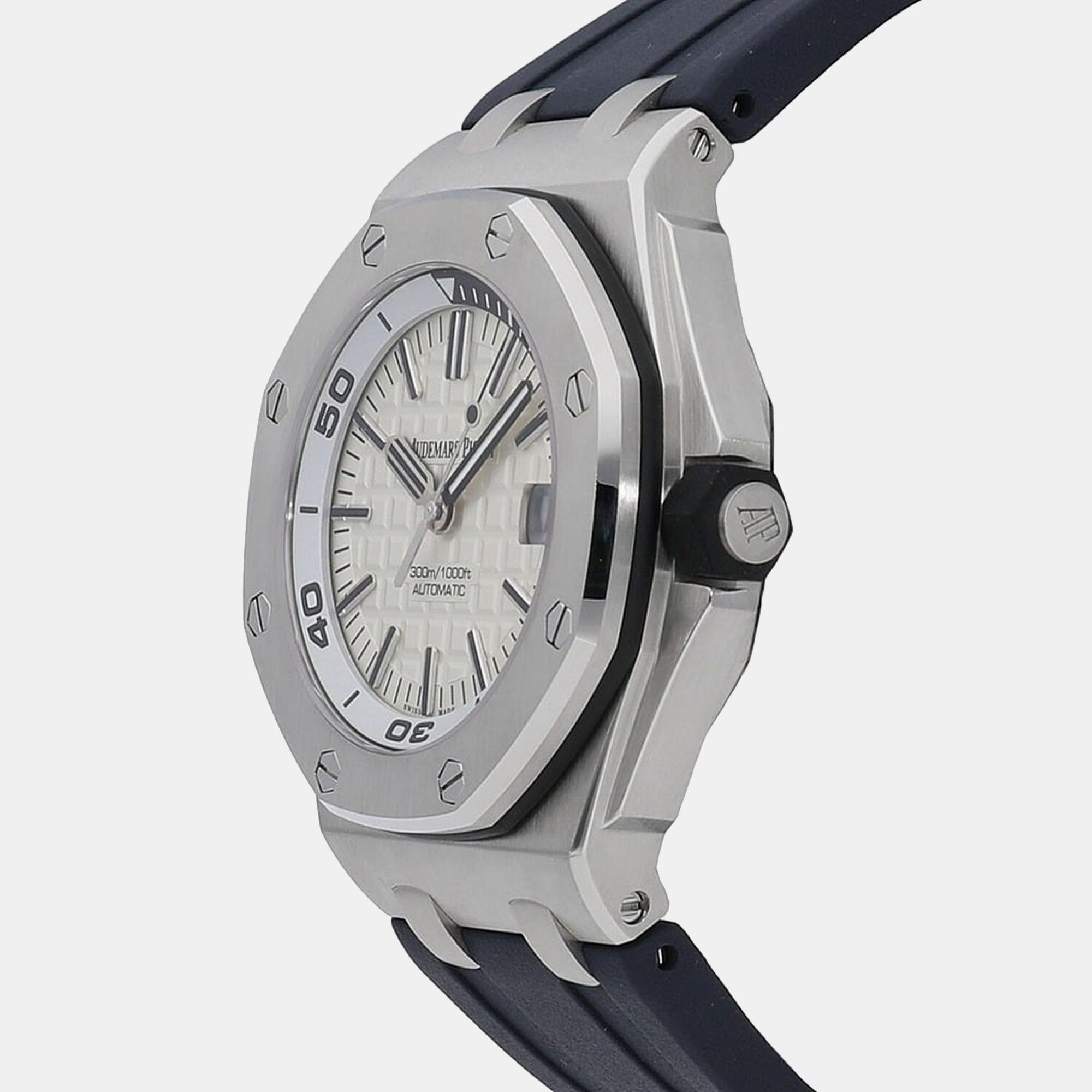 

Audemars Piguet Silver Stainless Steel Royal Oak Offshore 15710ST.OO.A002CA.02 Automatic Men's Wristwatch 42 mm