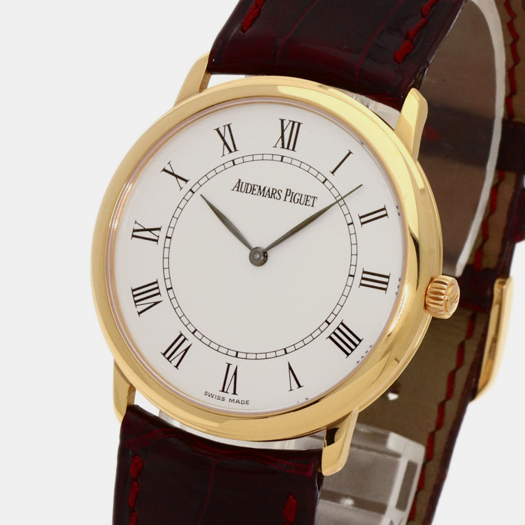 

Audemars Piguet White 18k Rose Gold Jules Classic 14894OR.OO.A002 Manual Winding Men's Wristwatch 34 mm