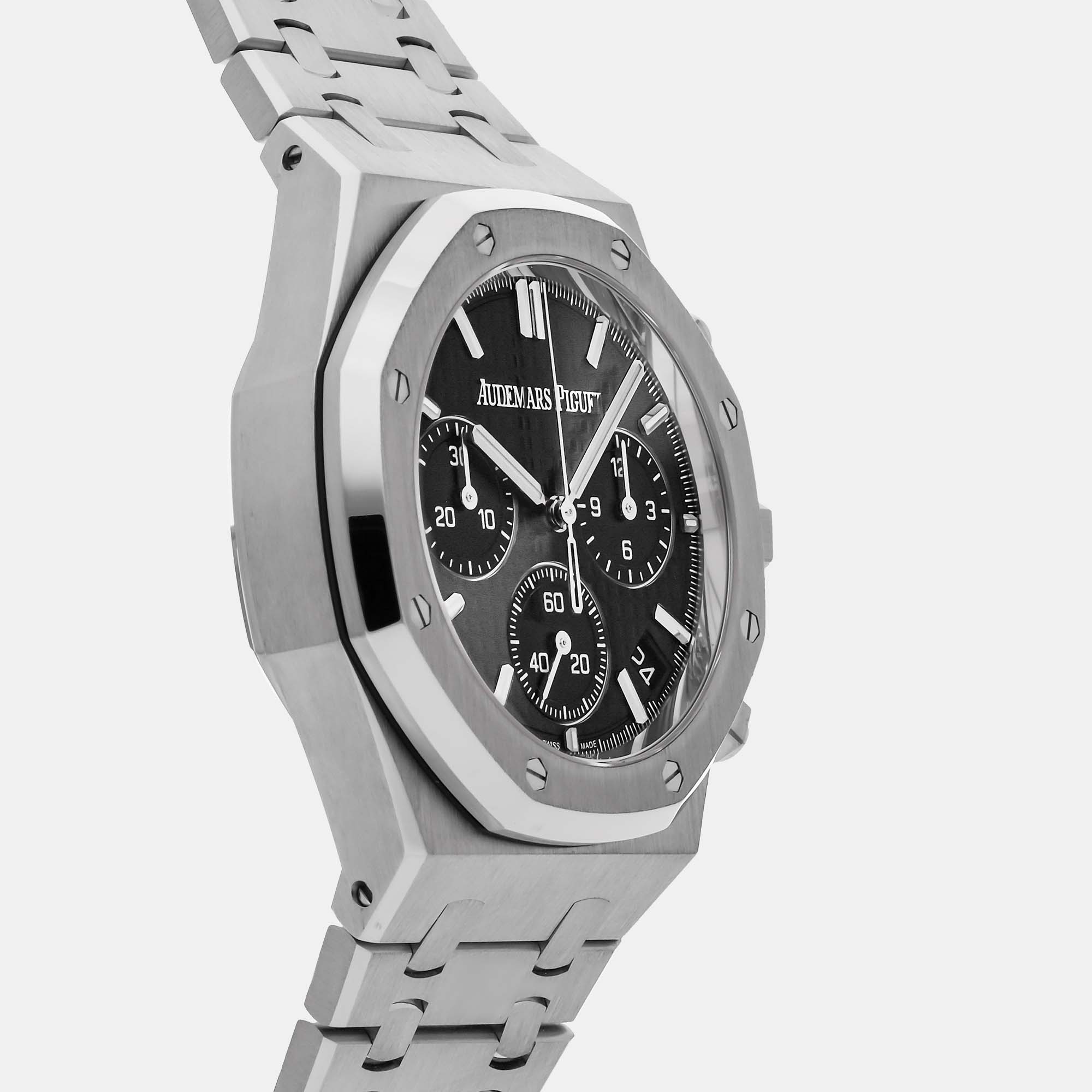 

Audemars Piguet Black Stainless Steel Royal Oak 26240ST.OO.1320ST.06 Automatic Men's Wristwatch 41 mm