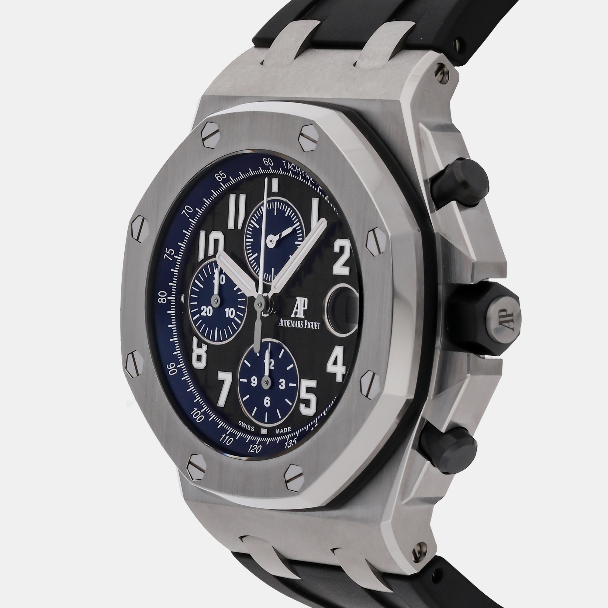 

Audemars Piguet Black Stainless Steel Royal Oak Offshore 26470ST.OO.A028CR.01 Automatic Men's Wristwatch 42 mm