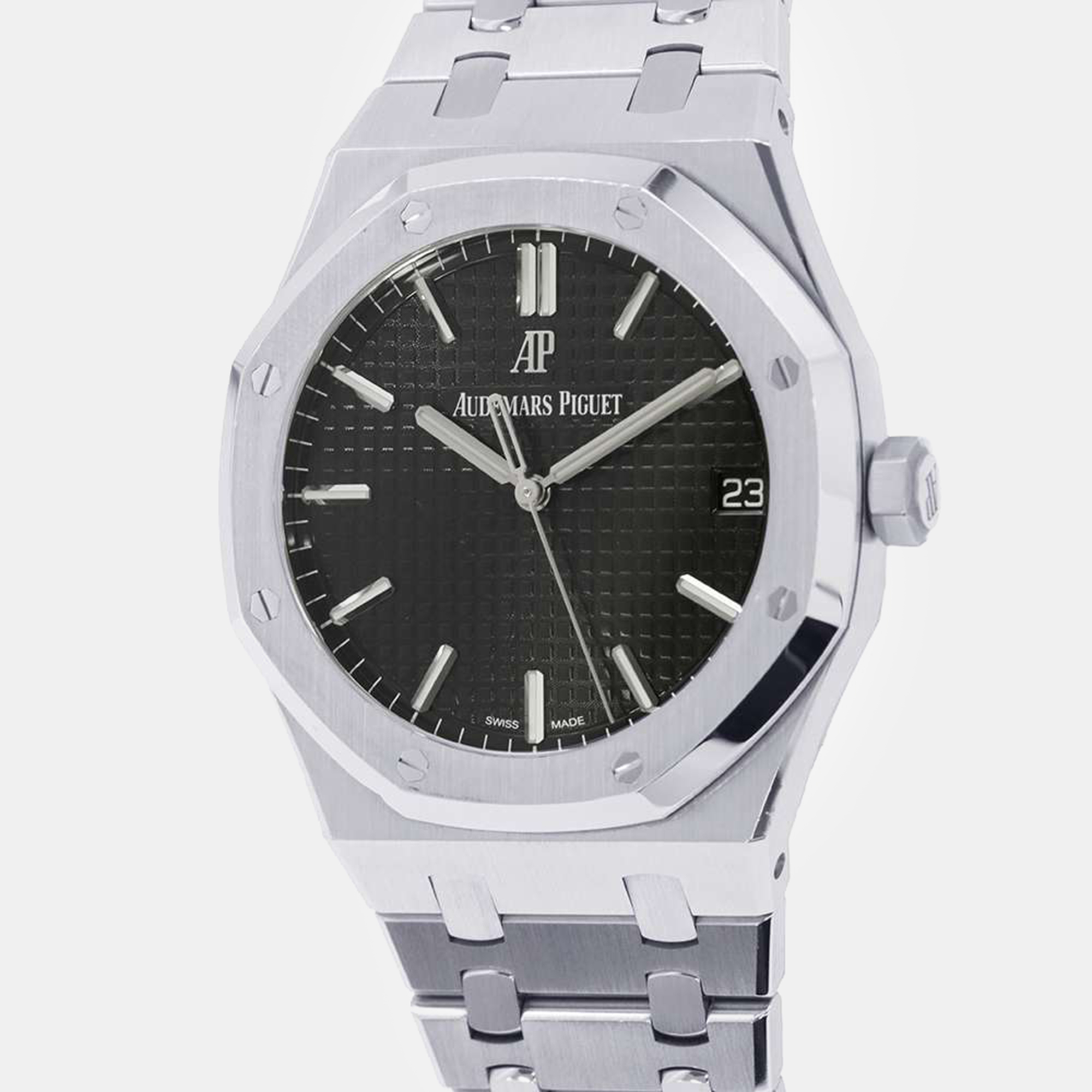 

Audemars Piguet Black Stainless Steel Royal Oak 15500ST.OO.1220ST.03 Automatic Men's Wristwatch 41 mm