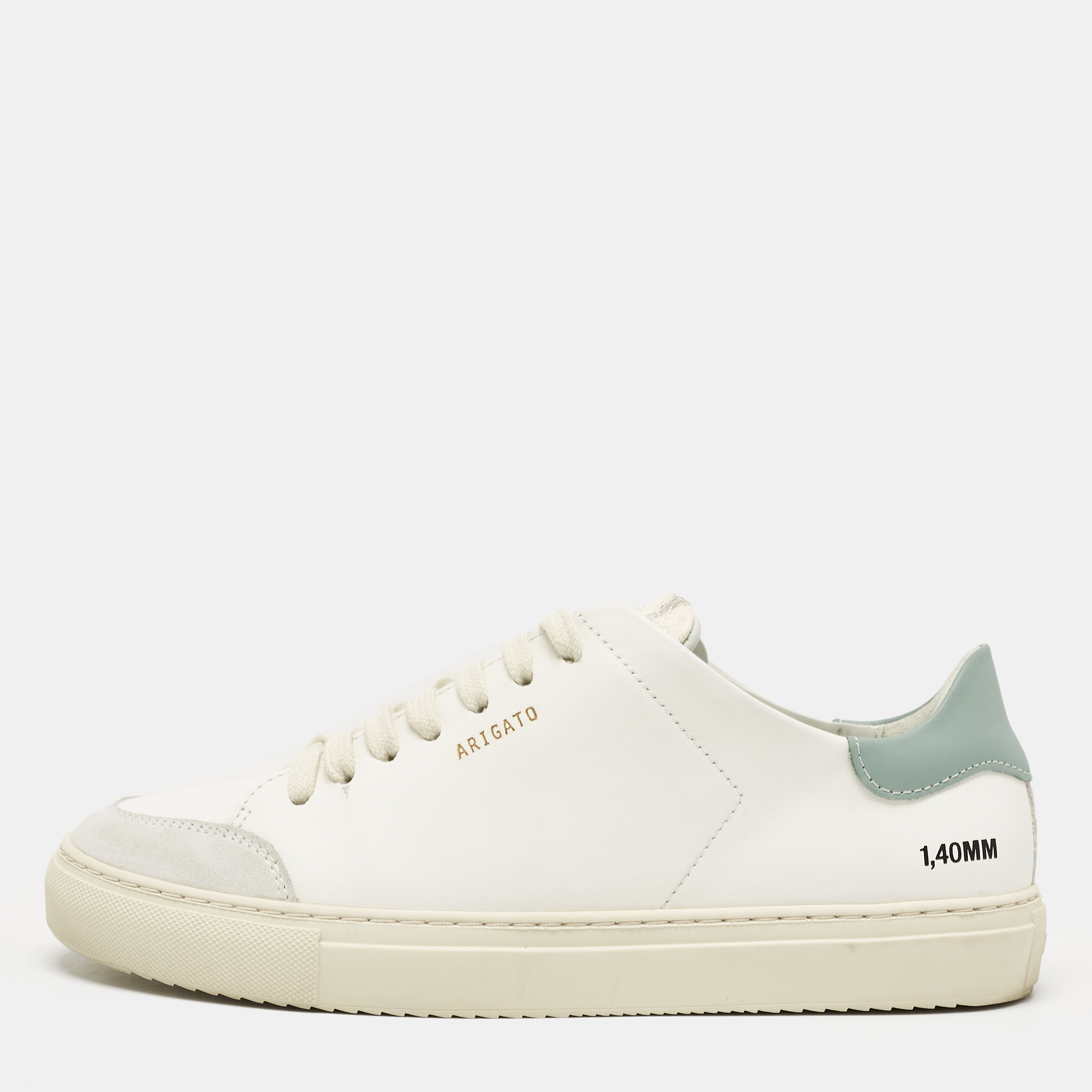 

Axel Arigato White Leather and Suede Clean 90 Sneakers Size