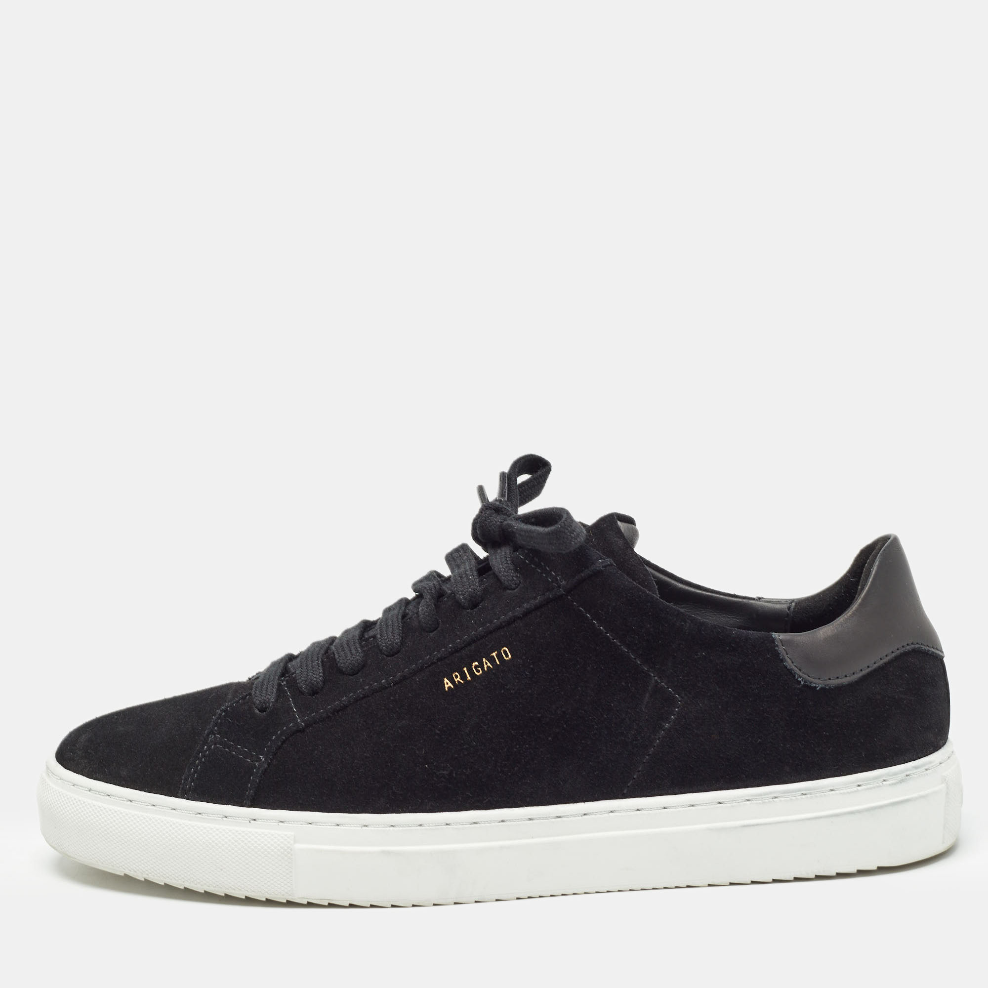 

Axel Arigato Black Suede and Leather Low Top Sneakers Size