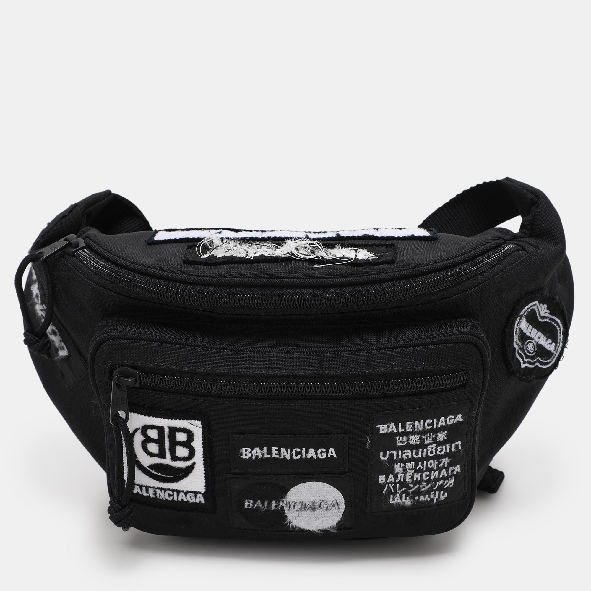 

Balenciaga Black Nylon Explorer Belt Bag