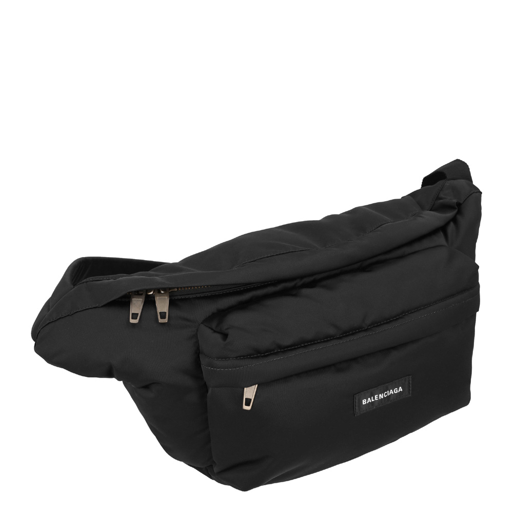 

Balenciaga Black Nylon Oversized  Belt Bag