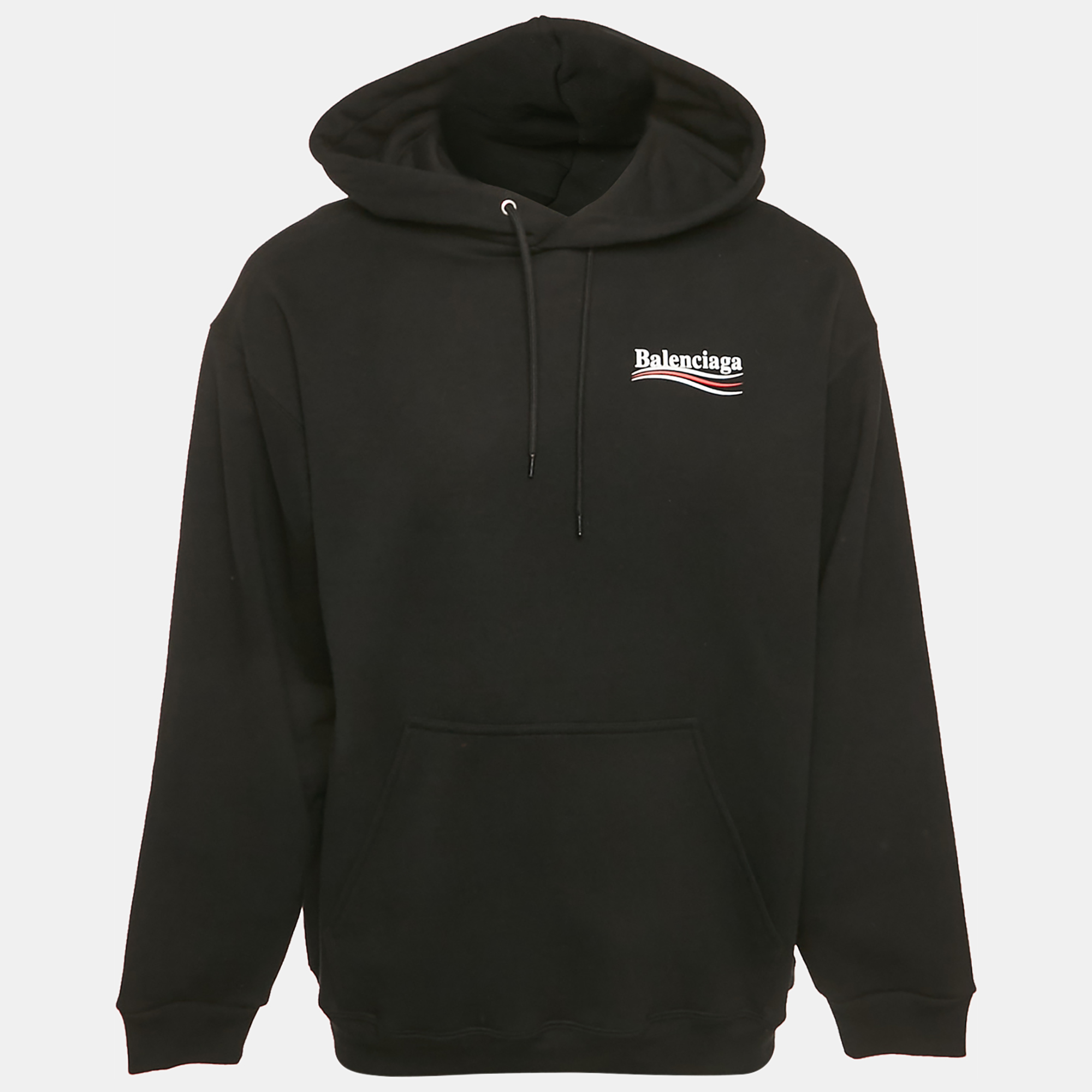 

Balenciaga Black Political Campaign Cotton Hoodie L