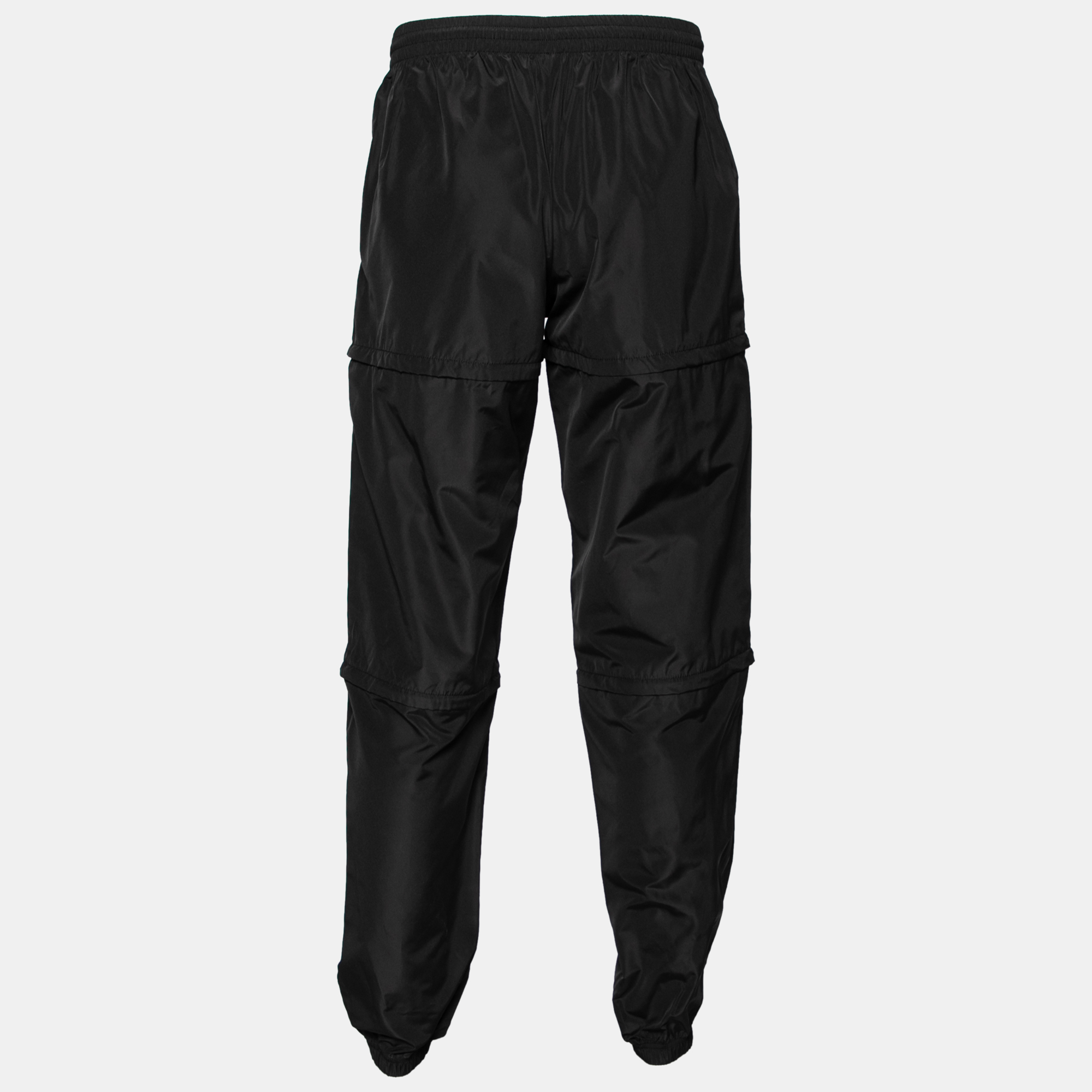 

Balenciaga Black Synthetic Zip Paneled Sweatpants