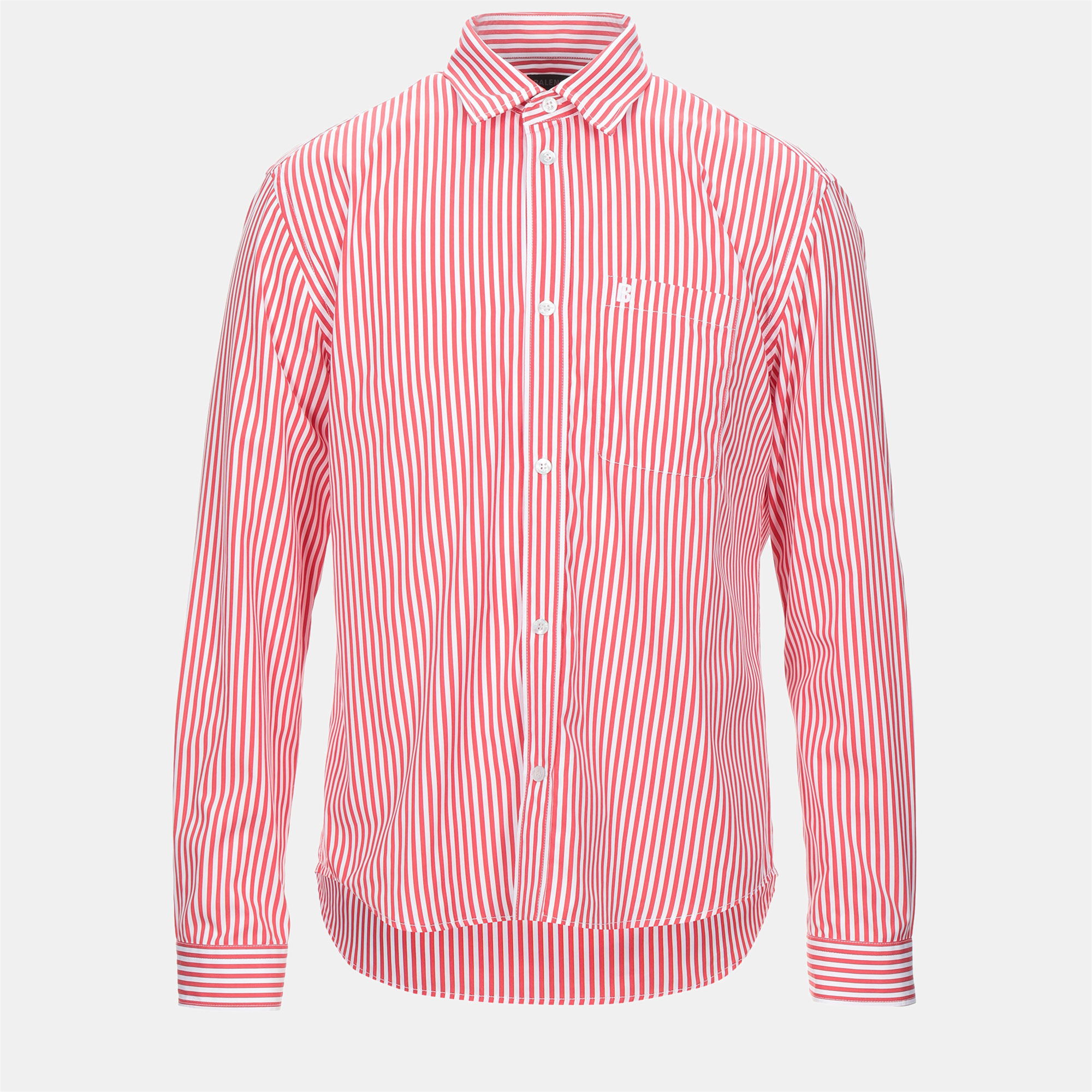 Pre-owned Balenciaga Cotton Shirts 39 In Pink