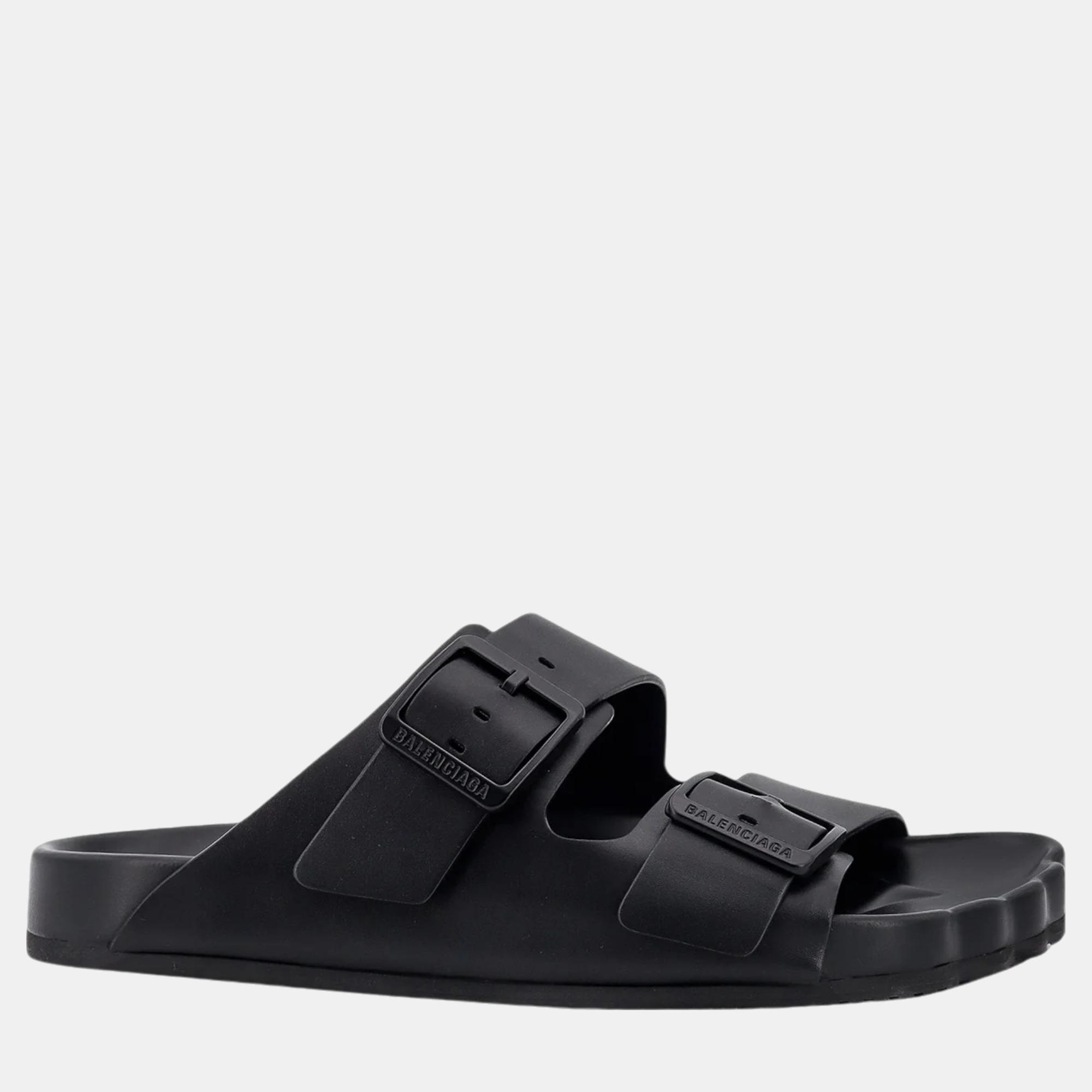 

Balenciaga Black Sunday Sandals 44