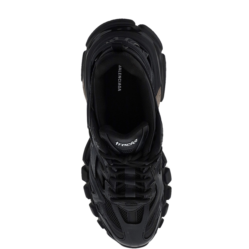 

Balenciaga Black Track.2 Open Sneakers Size