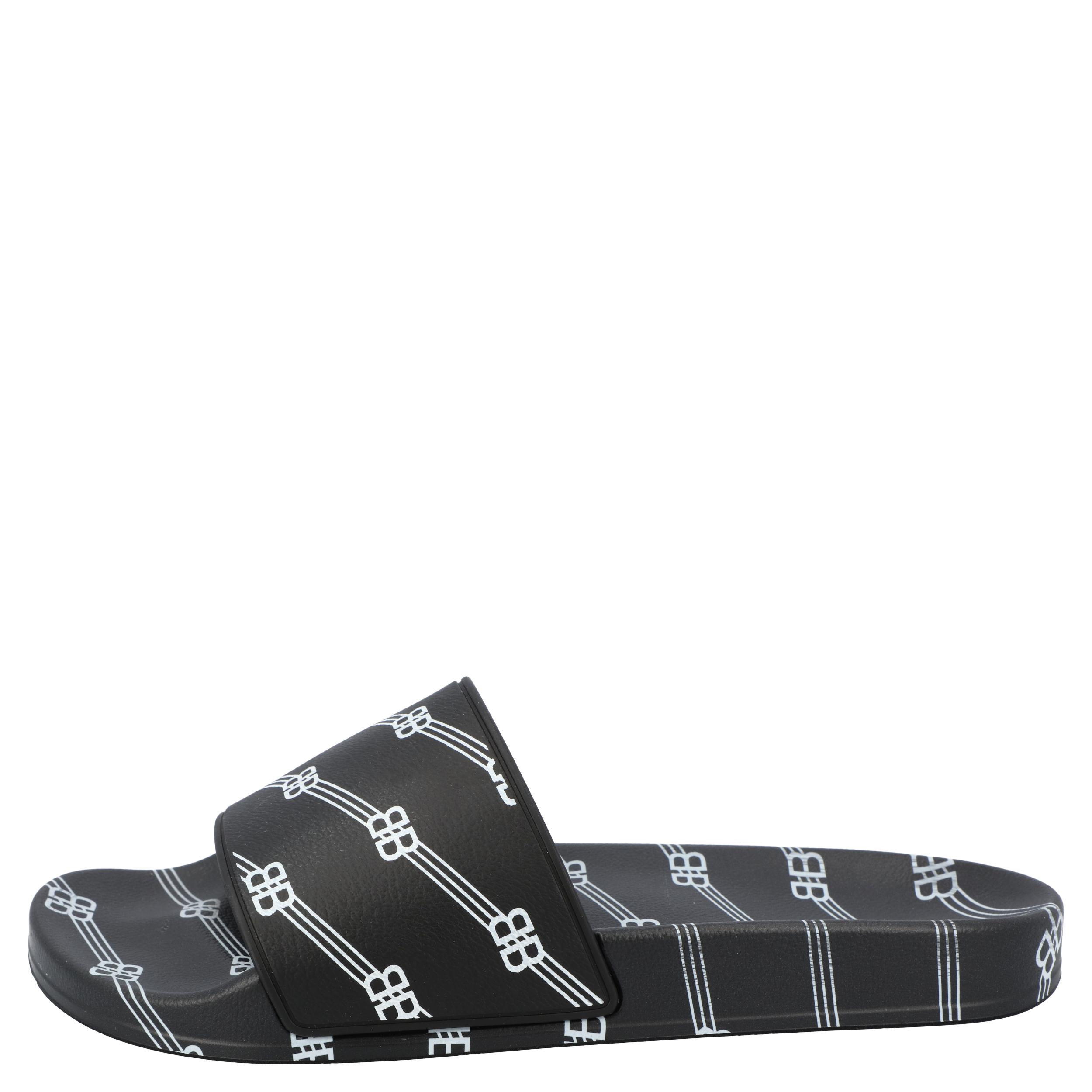 

Balenciaga Black Logo Pool Slides Size EU