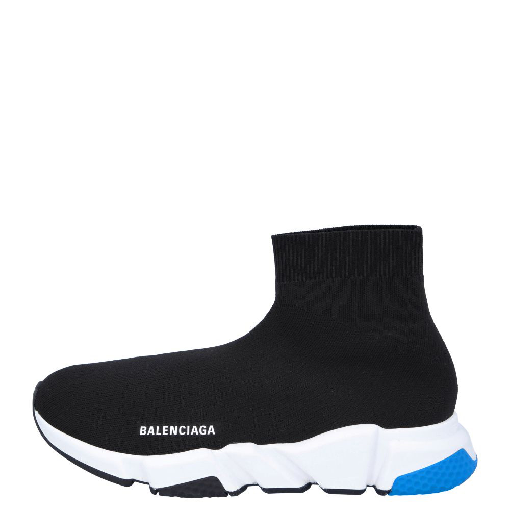 

Balenciaga Black/White/Blue Knit Speed Sneakers Size EU, Multicolor