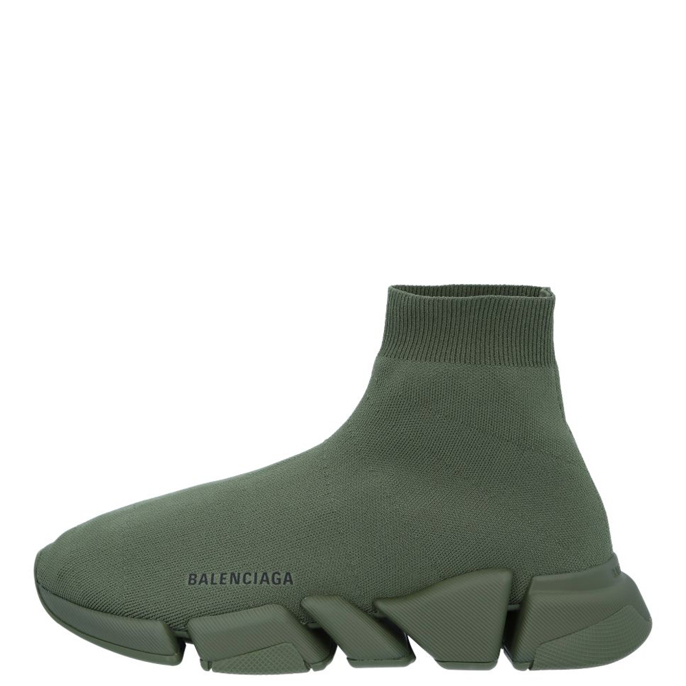 

Balenciaga Green Knit Speed Sneakers Size EU