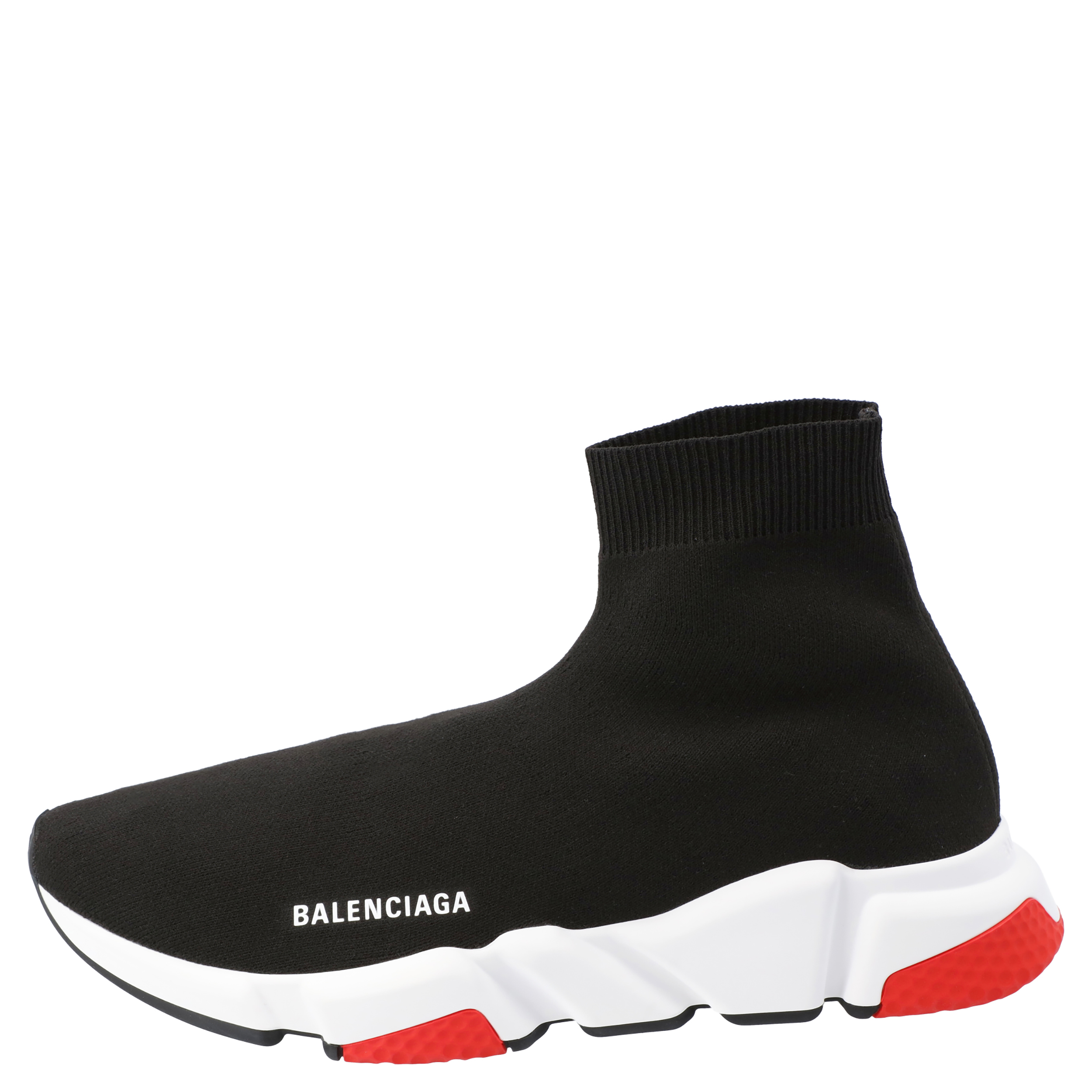 

Balenciaga Black/Red Speed Trainers Sneakers Size EU