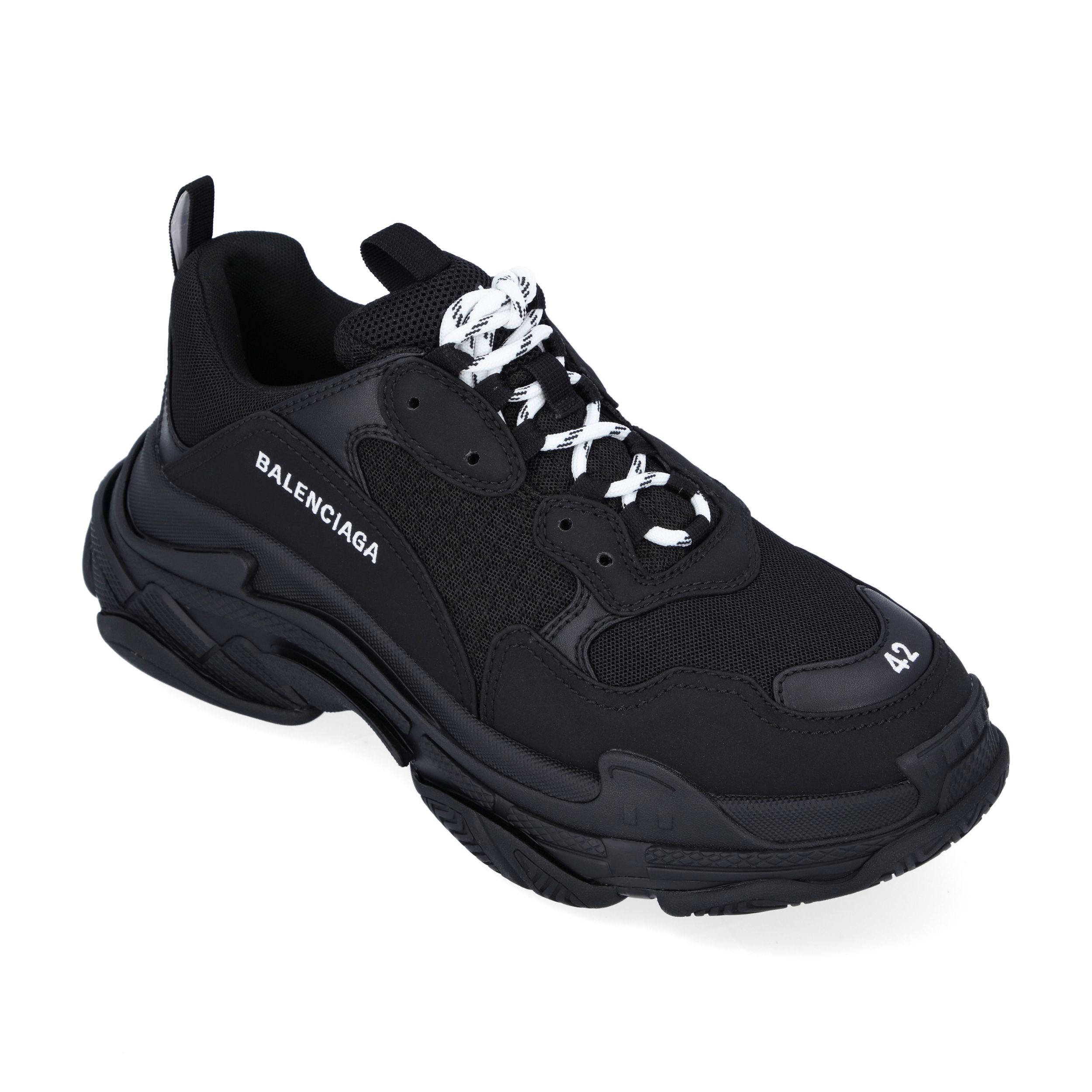 

Balenciaga Black Triple S Sneaker Size EU