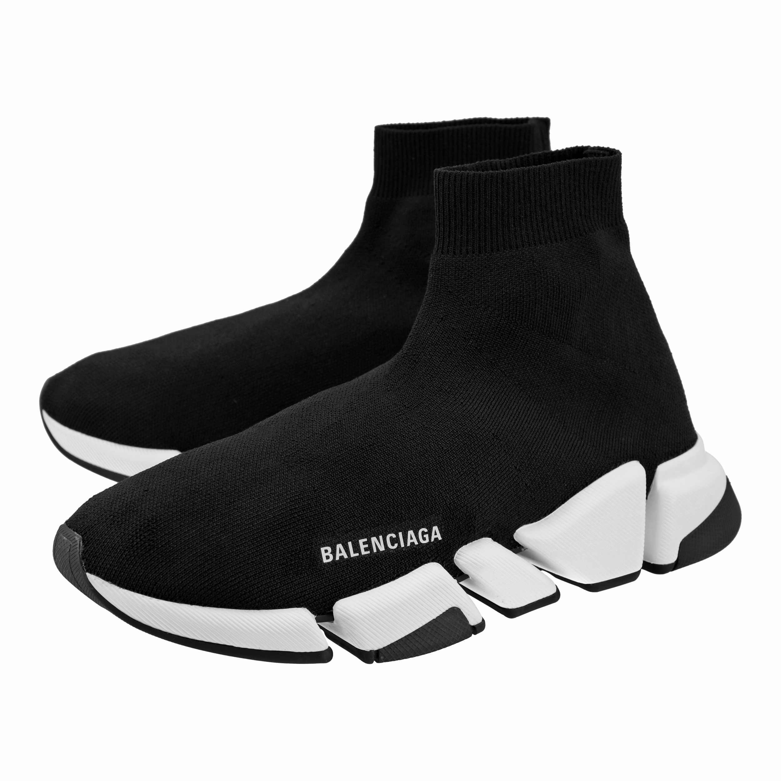 

Balenciaga Black/White Speed 2.0 Sneakers EU