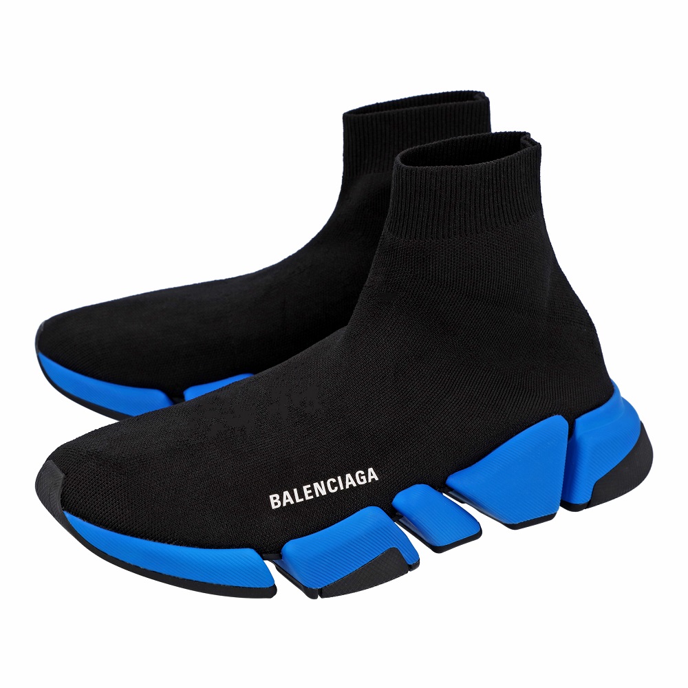 

Balenciaga Black/Blue Speed 2.0 Sneakers EU