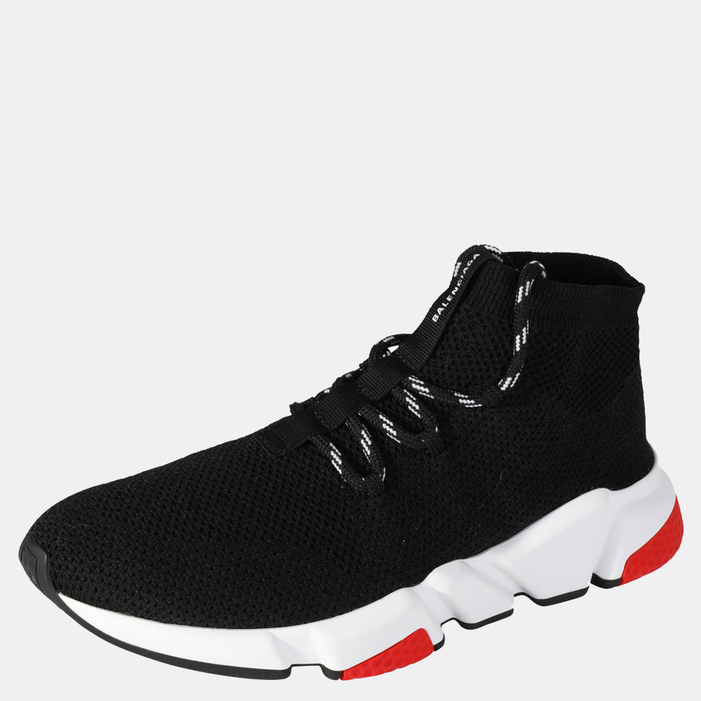 

Balenciaga Black/Red Speed Sneaker Size EU