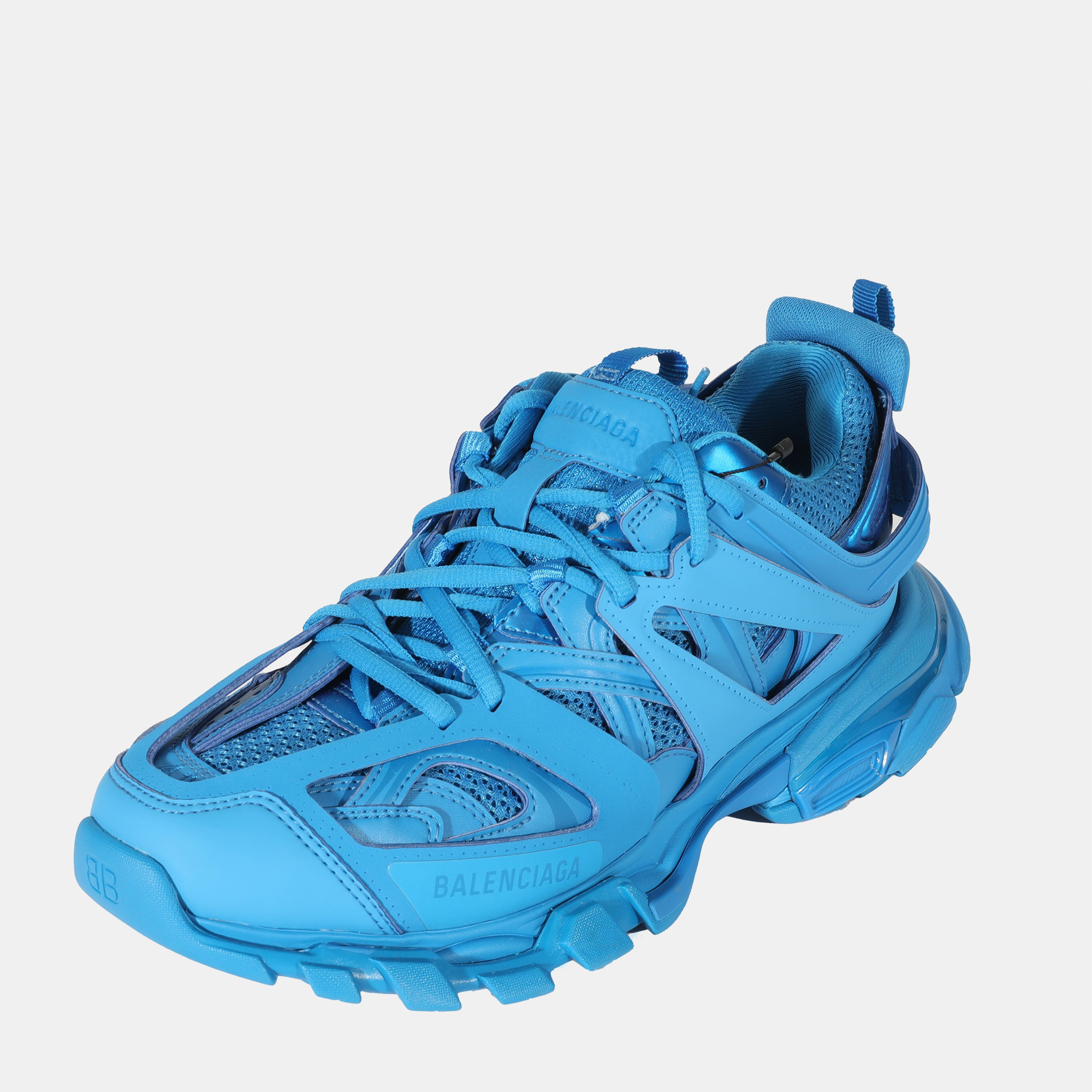 

Balenciaga Blue Leather Track Sneakers Size EU