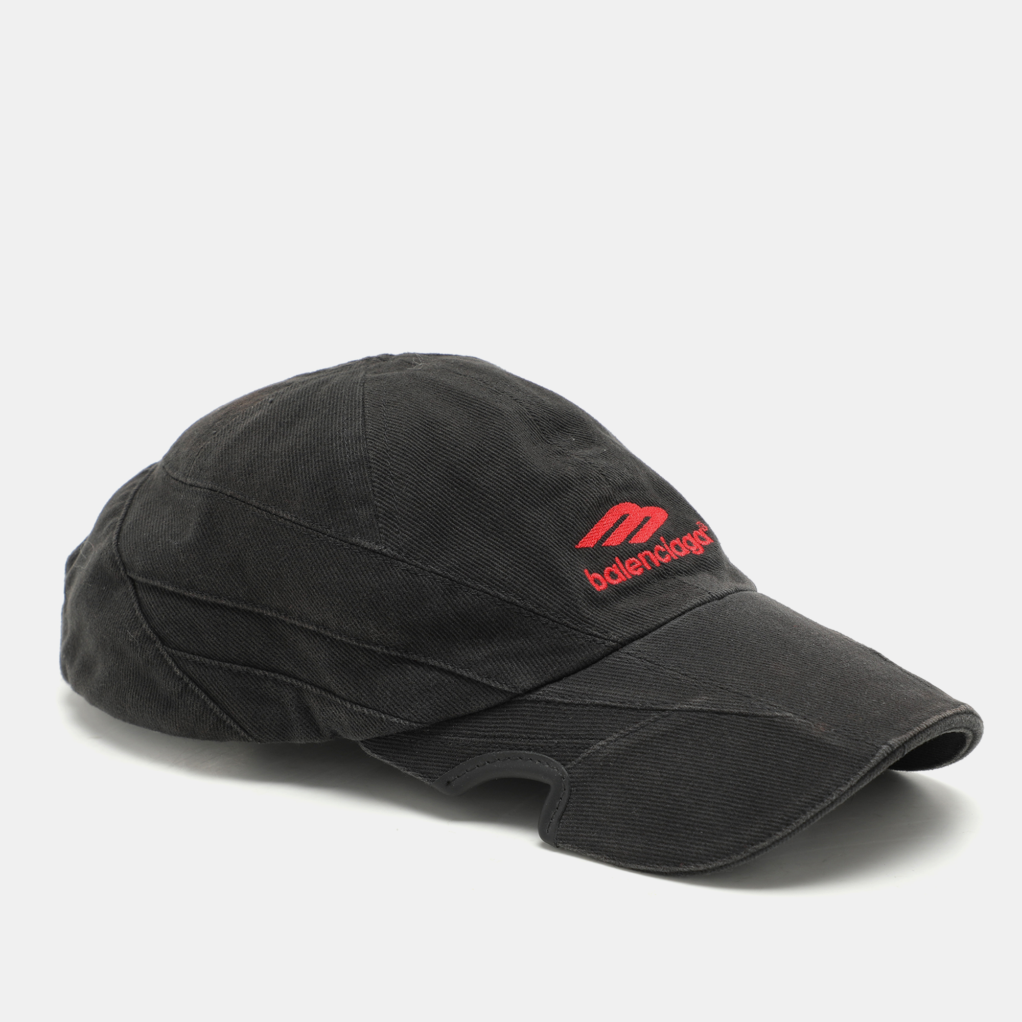 

Balenciaga Black Cotton Baseball Cap Size