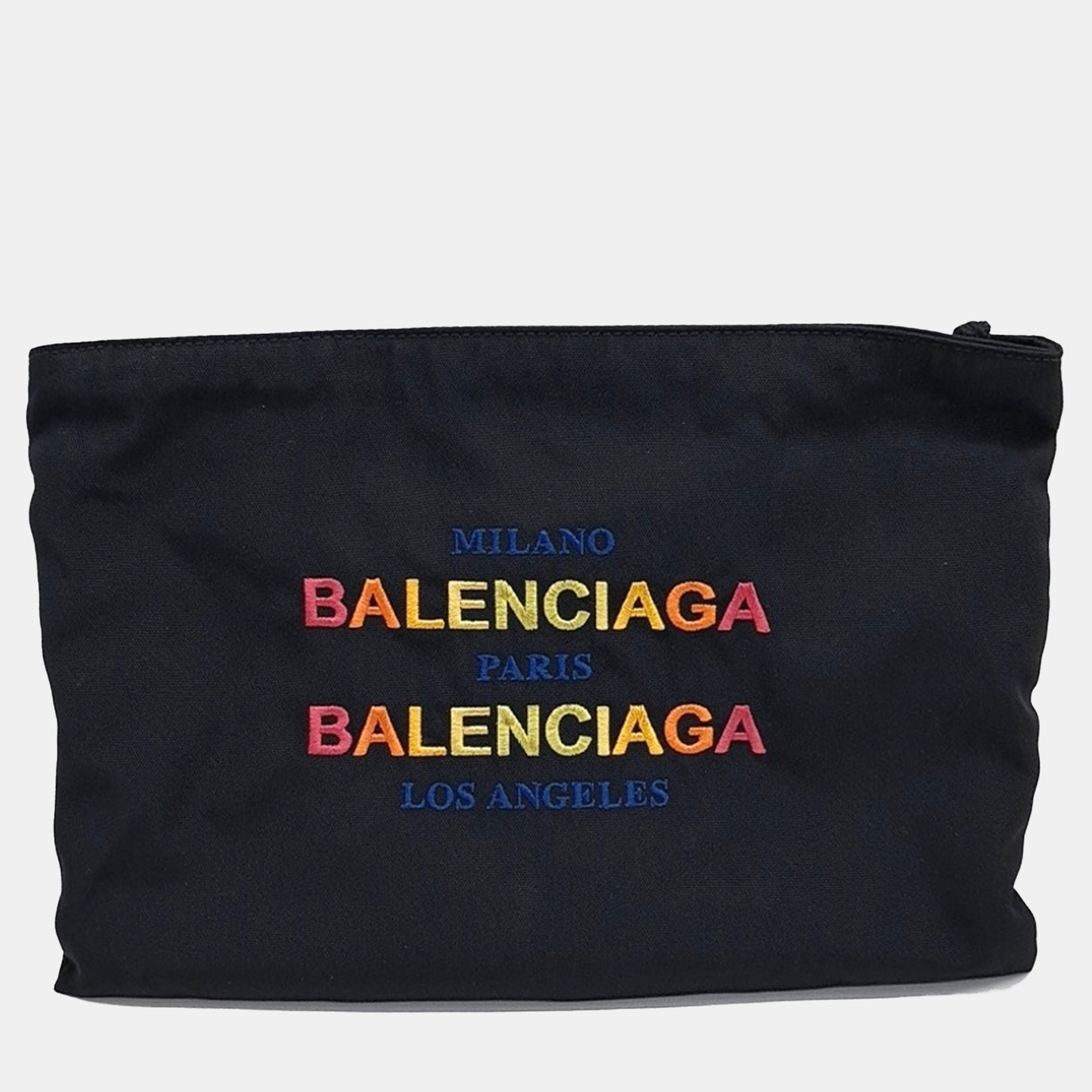 

Balenciaga Black Fabric clutch