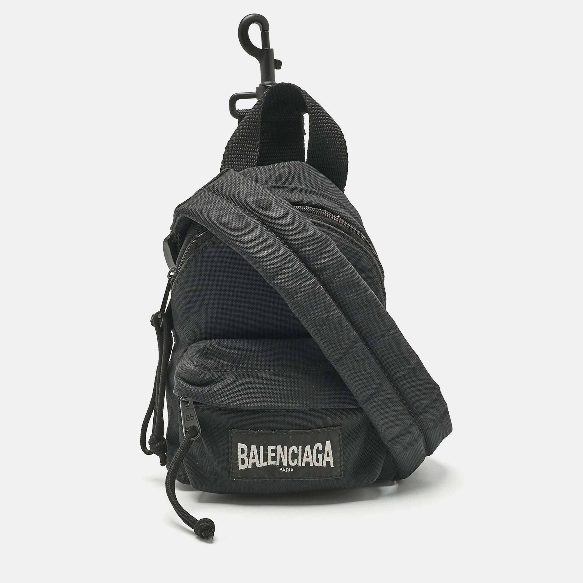 

Balenciaga Black Nylon Mini Crossbody Bag