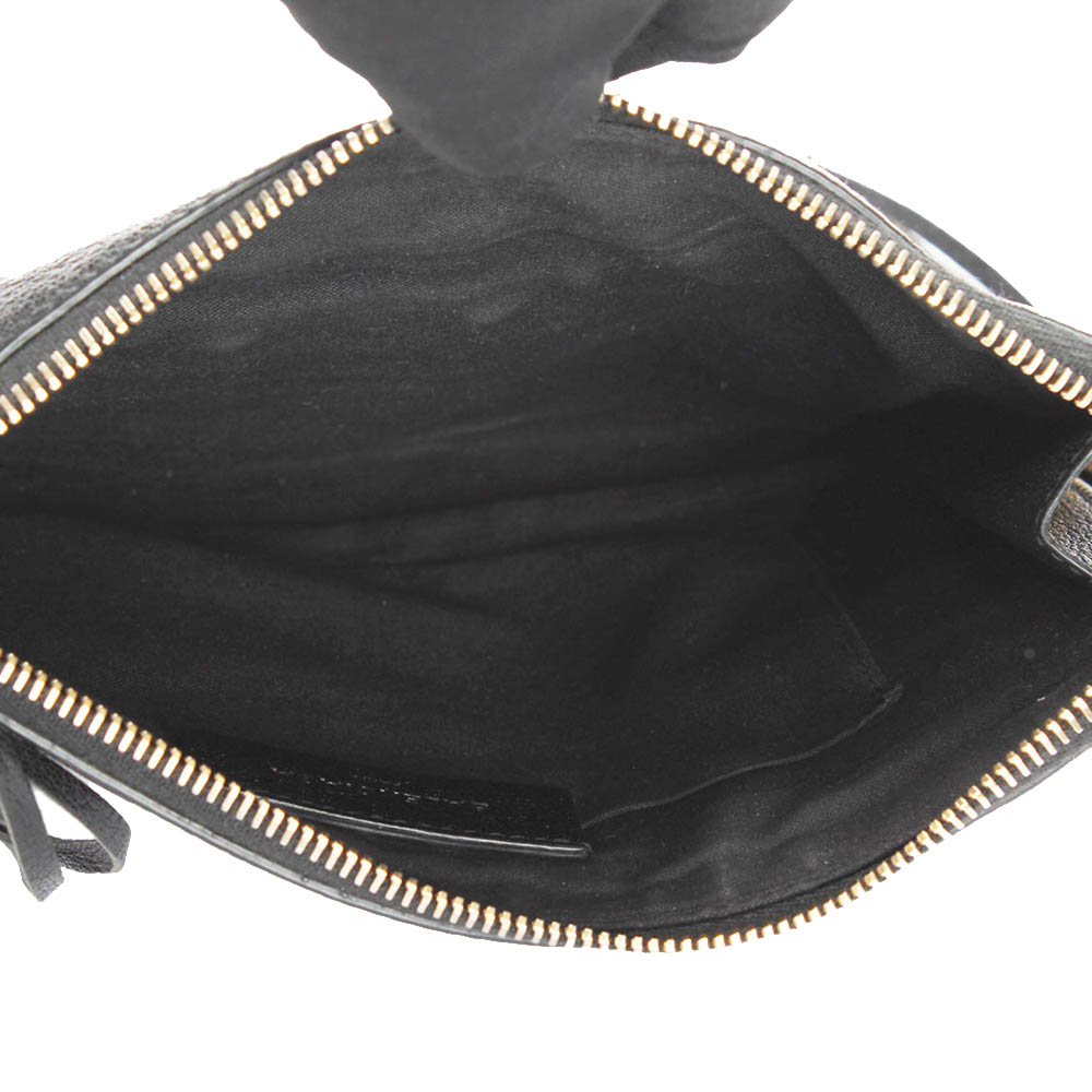 

Balenciaga Black Leather Clutch Bag