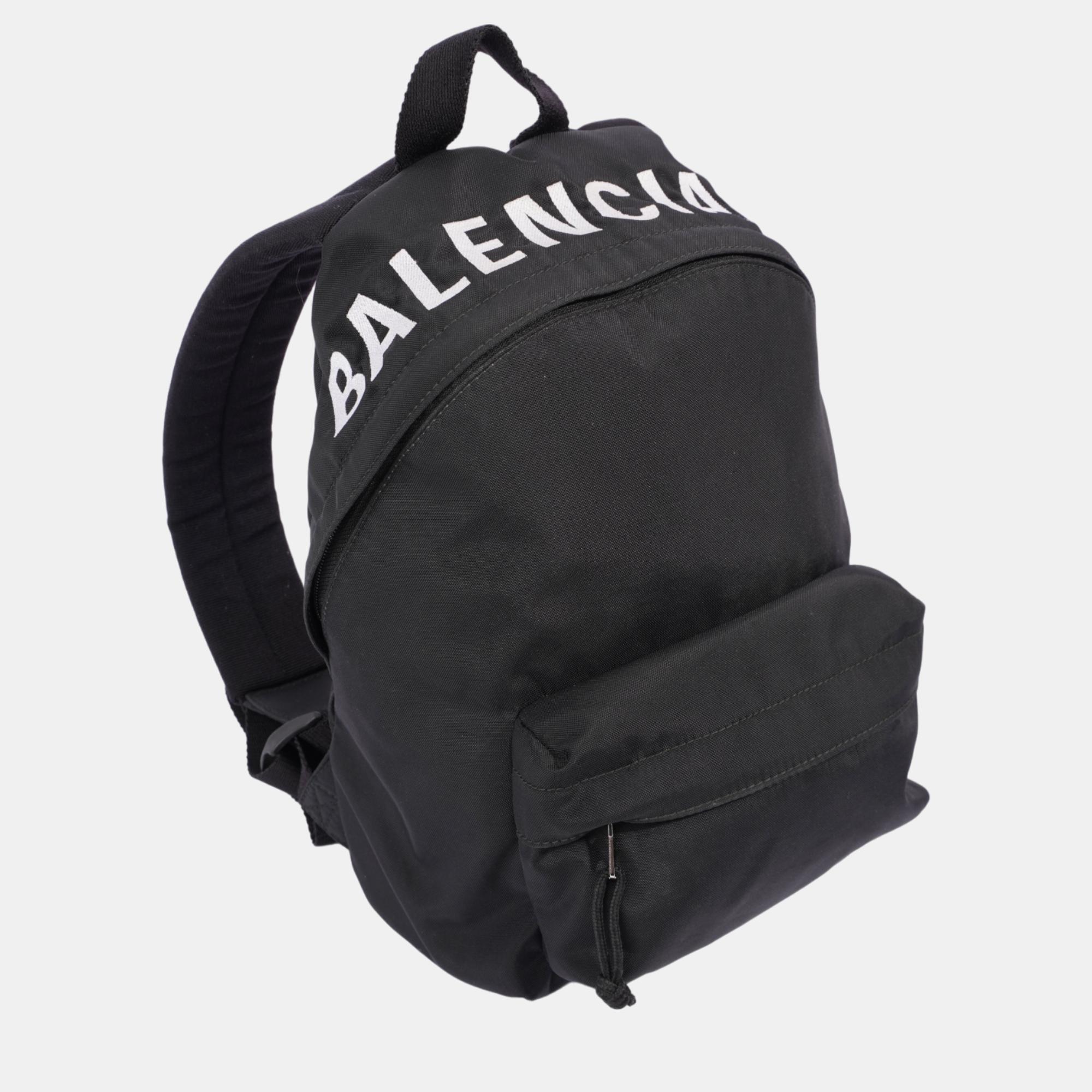 

Balenciaga Sign Backpack Black Cotton Small