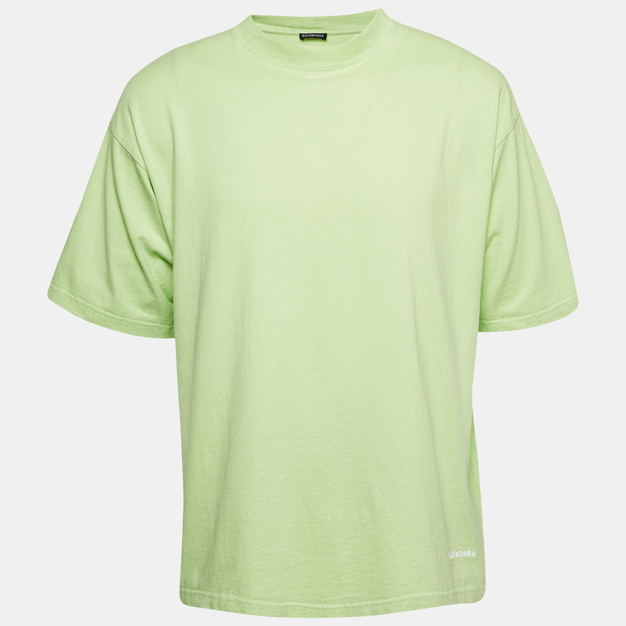 

Balenciaga Green Cotton Crew Neck T-Shirt M