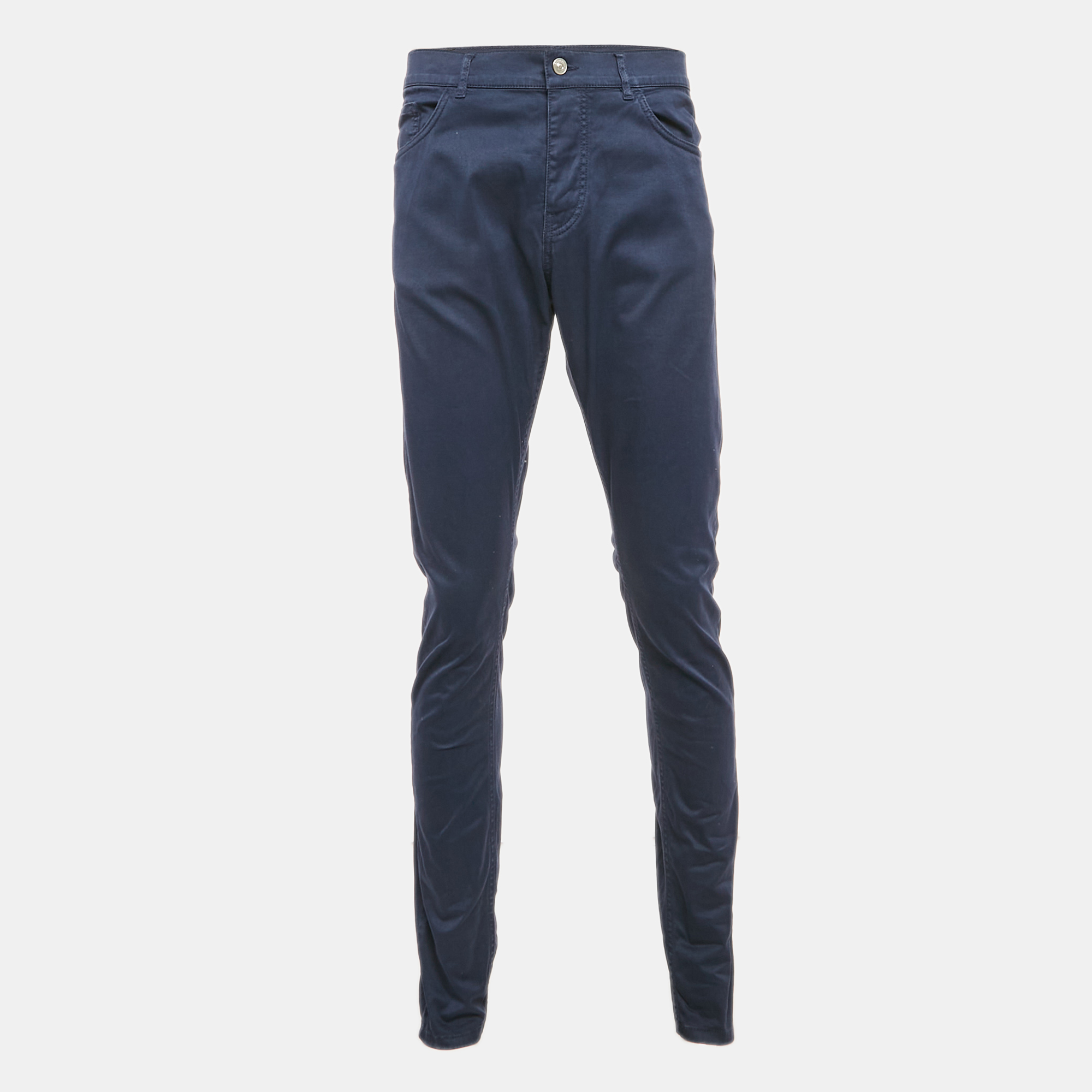 

Balenciaga Blue Cotton Gabardine Pants L