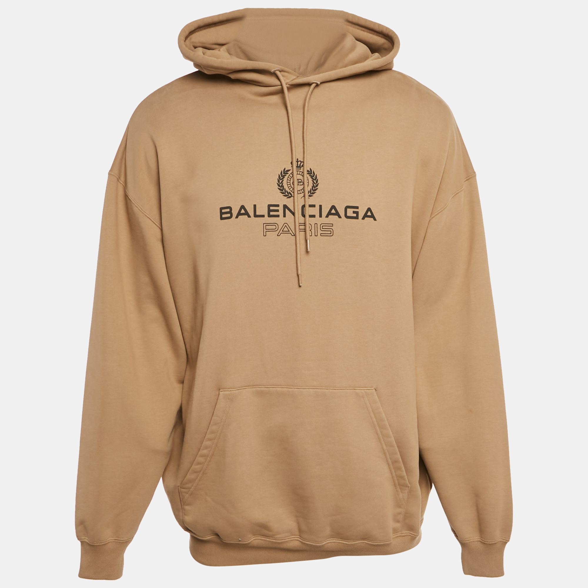 

Balenciaga Brown Cotton Oversized Hoodie M