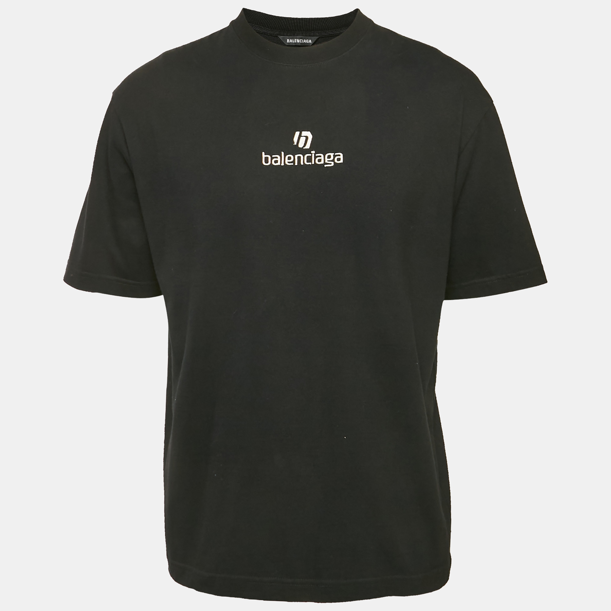 

Balenciaga Black Cotton Knit Crew Neck T-Shirt S