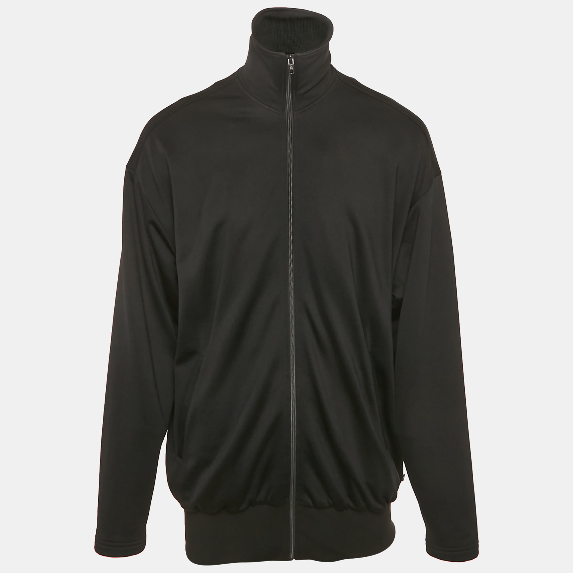 

Balenciaga Black Jersey Zip-up Jacket L