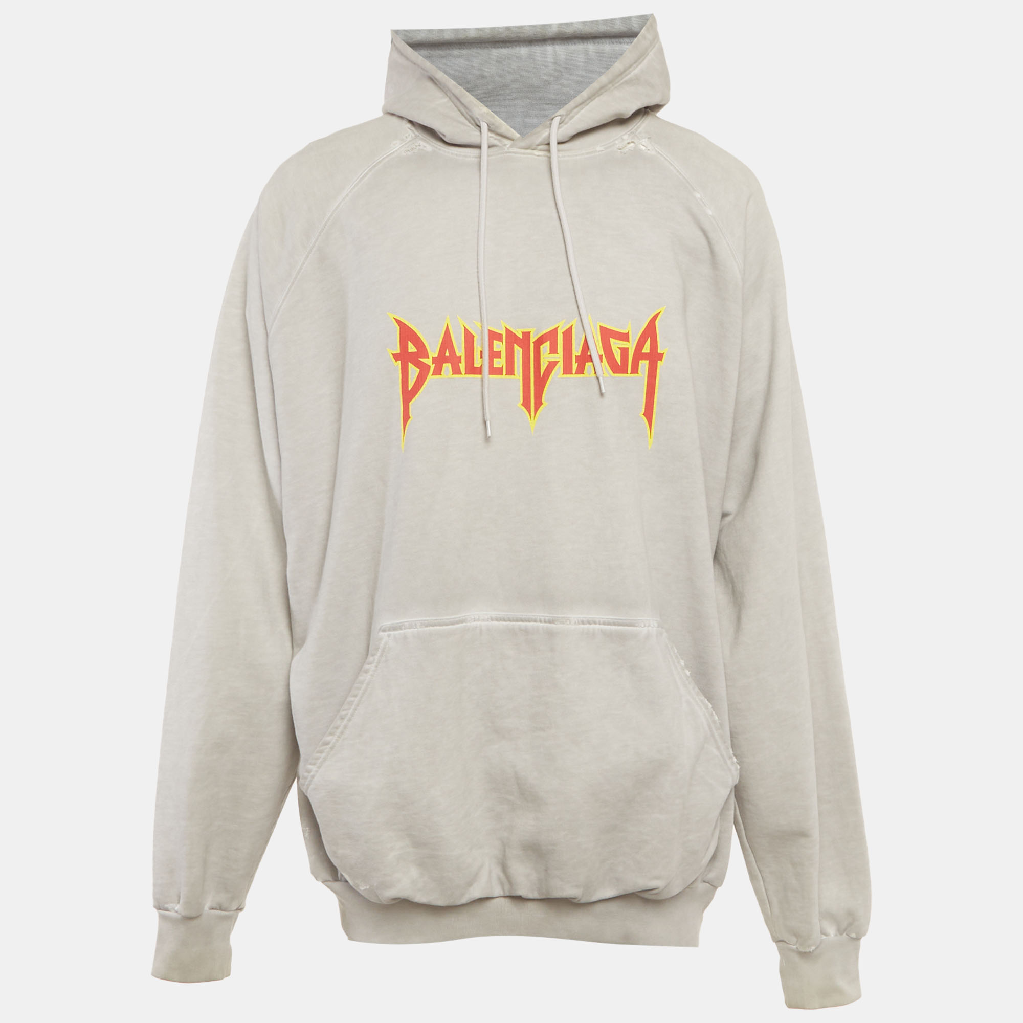 

Balenciaga Unifit Grey Jersey Oversized Hoodie M