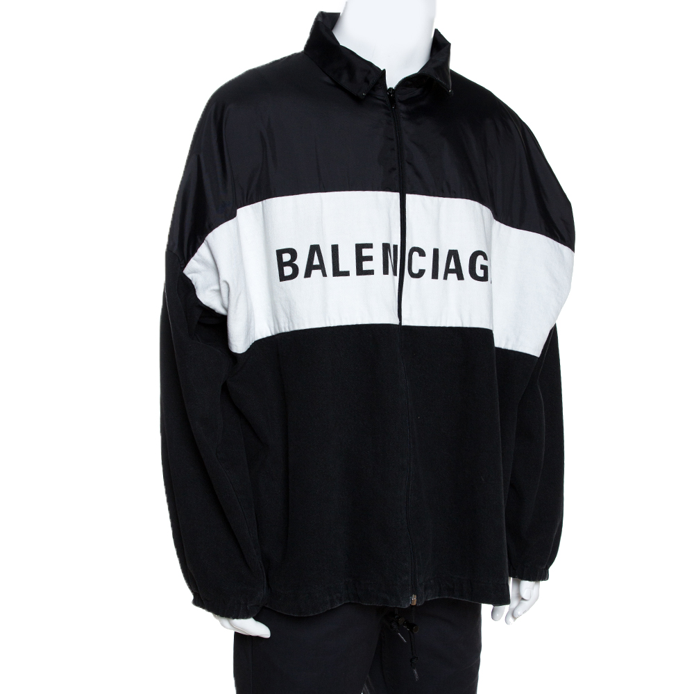 Balenciaga Political Campaign Oversized Denim Jacket Black  SS23 Mens  US