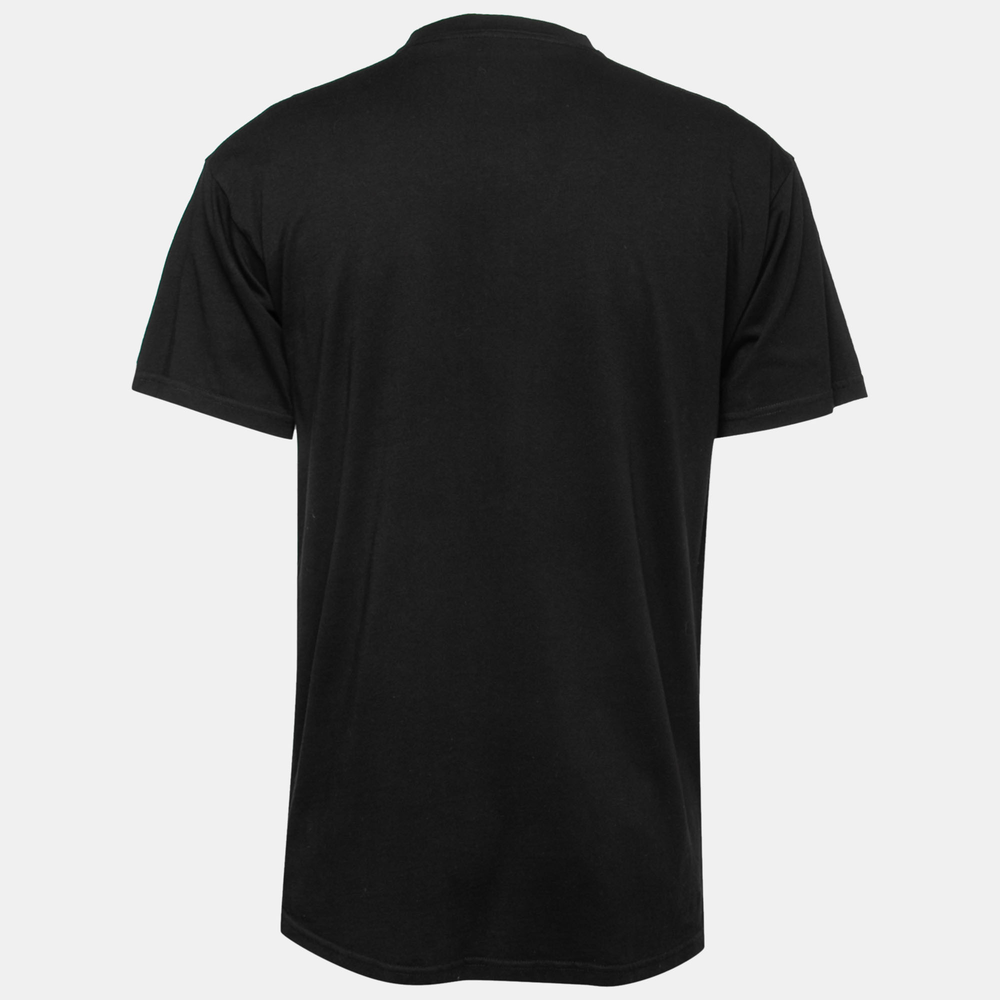 

Balenciaga Black Logo Print Cotton T-shirt