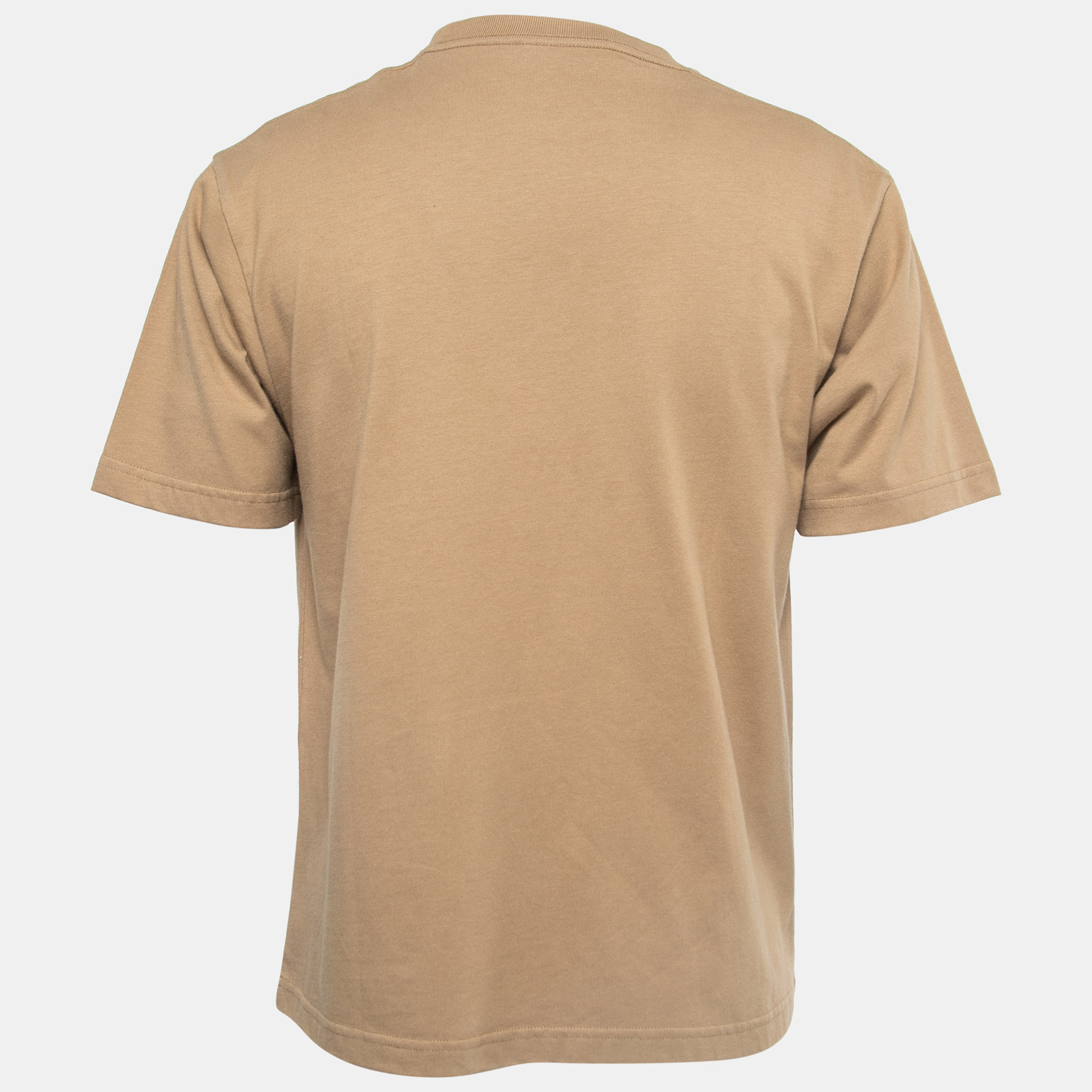 

Balenciaga Brown Cotton Logo Print T-Shirt