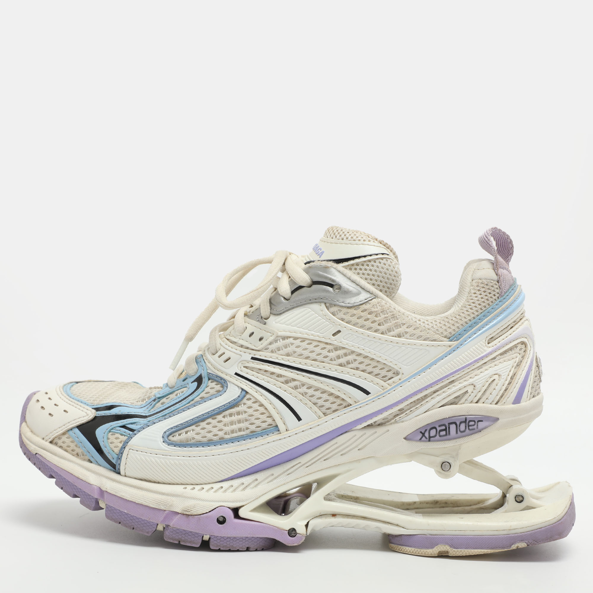 

Balenciaga X-Pander Size  Multicolor Faux Leather and Mesh Sneakers