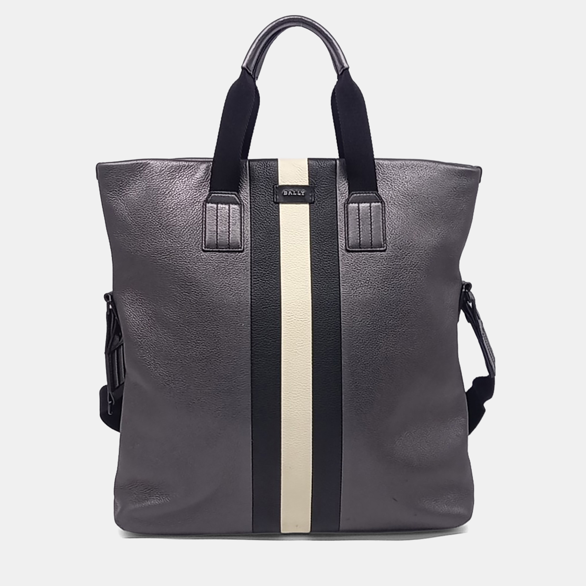 

Bally Black Leather Tote And Shoulder Bag