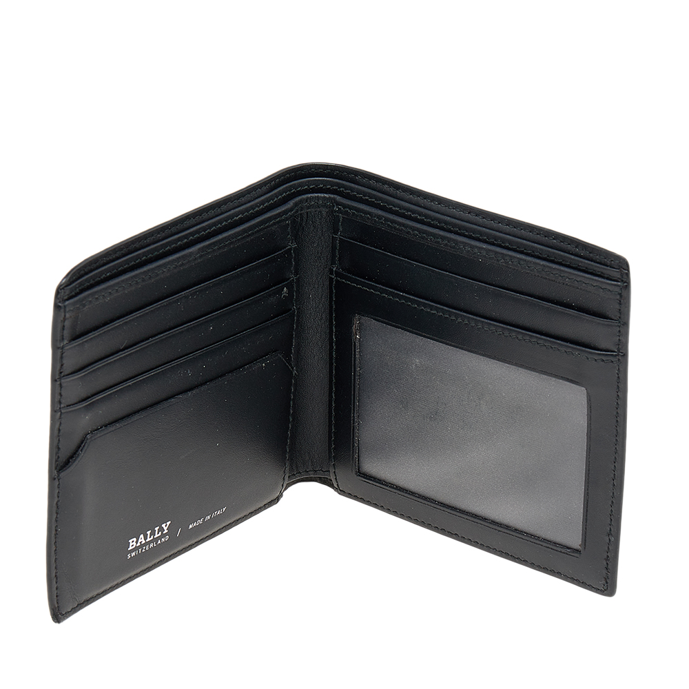 

Bally Black Leather Bifold Wallet