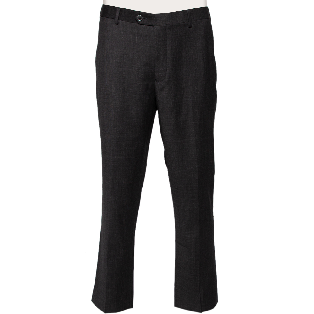 

Balmain Charcoal Grey Wool Super 100's Pants