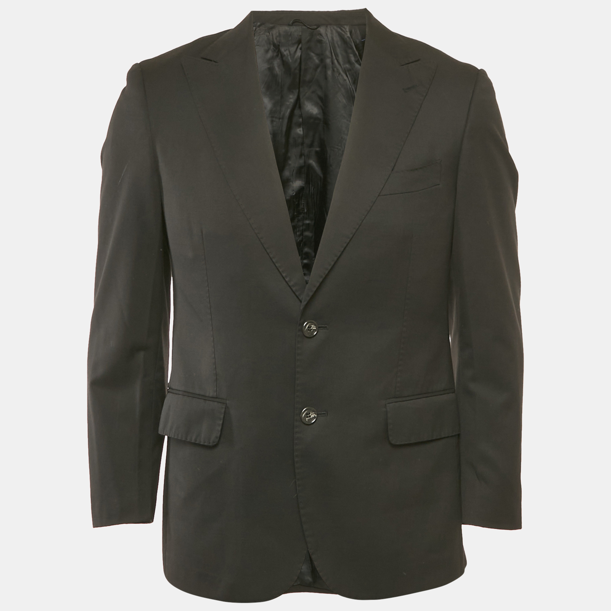

Balmain Black Wool Extra Slim Fit Blazer S