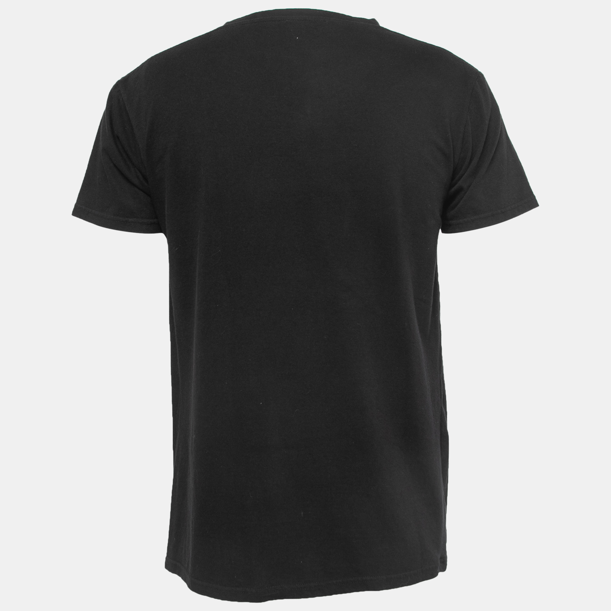 

Balmain Black Printed Cotton Knit T-Shirt