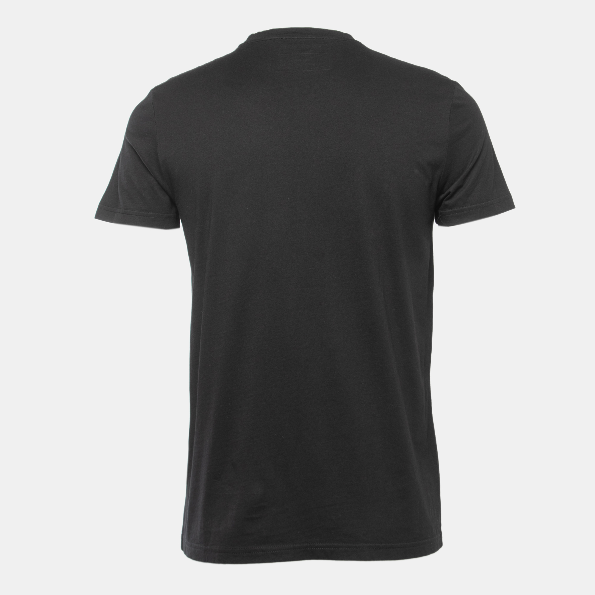 

Balmain Black Logo Printed Cotton Knit T-Shirt