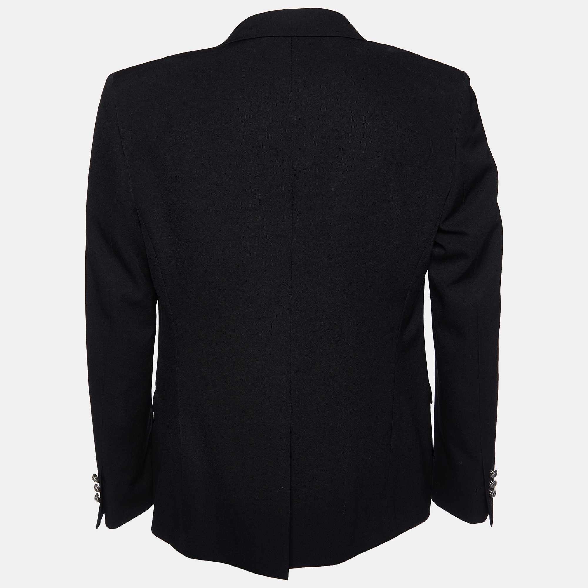 

Balmain Black Wool Smoking Jacket