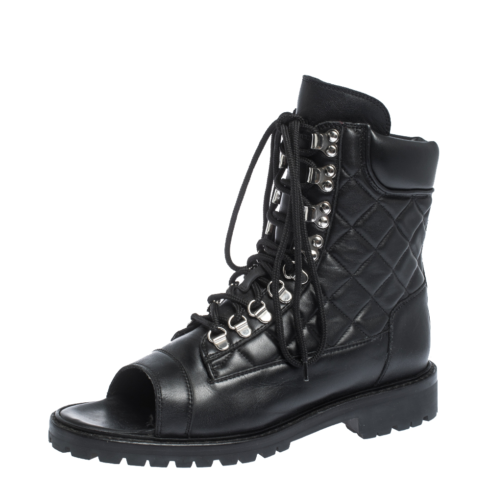 balmain open toe boots